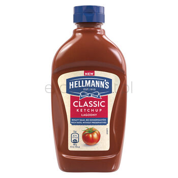 Hellmans Ketchup łagodny 477g