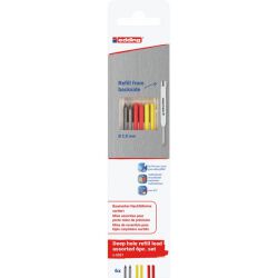 Wymienne Wkłady E-8881 Edding Do Ołówka E-8880, 6 Szt., Blister, Mix Kolorów