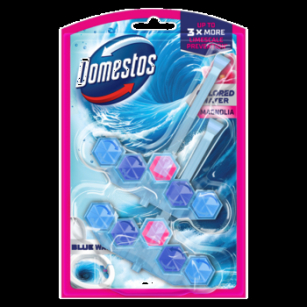 Domestos Kostka toaletowa Blue Water Magnolia 2x48g