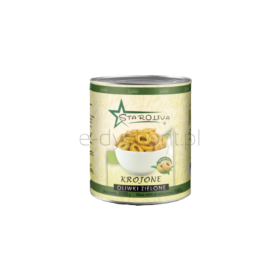 Staroliva Oliwki zielone krojone w zalewie 3000/1560 g 