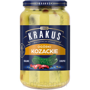 Krakus Ogórki Konserwowe Kozackie 870 G