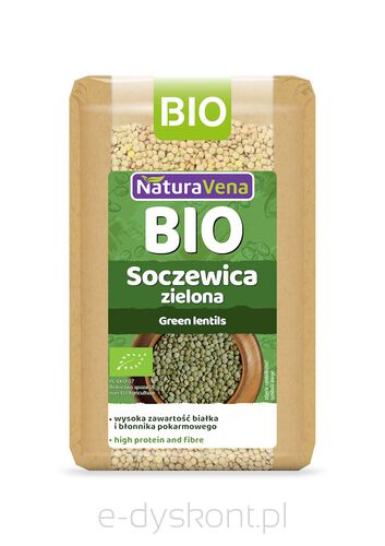 Soczewica Zielona Bio 400 G - Naturavena [BIO]