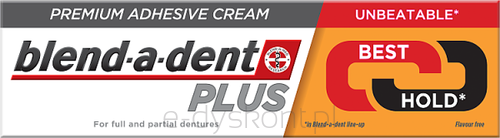 Blend-A-Dent Klej Do Protez W Kremie Plus Dual Power Premium 40G