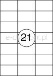 Office Product Etykiety 70x42,3mm, białe, 100 ark.  - 2