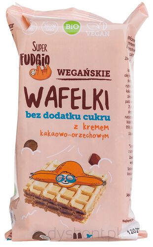 Wafelki Z Kremem Kakaowo - Orzechowym Bez Dodatku Cukrów Bio (4 Szt.) 120 G - Me Gusto (Super Fudgio) [BIO]