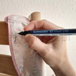 Schneider Marker Permanentny Do Tkanin Maxx 248 Laundry, Okrągły, 1Mm, Blister, Czarny - 5