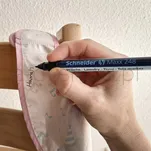 Schneider Marker Permanentny Do Tkanin Maxx 248 Laundry, Okrągły, 1Mm, Blister, Czarny - 5