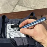 Schneider Marker Permanentny Do Tkanin Maxx 248 Laundry, Okrągły, 1Mm, Blister, Czarny - 7