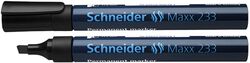 Schneider Marker permanentny Maxx 233, ścięty, 1-5mm, czarny [BIURO]