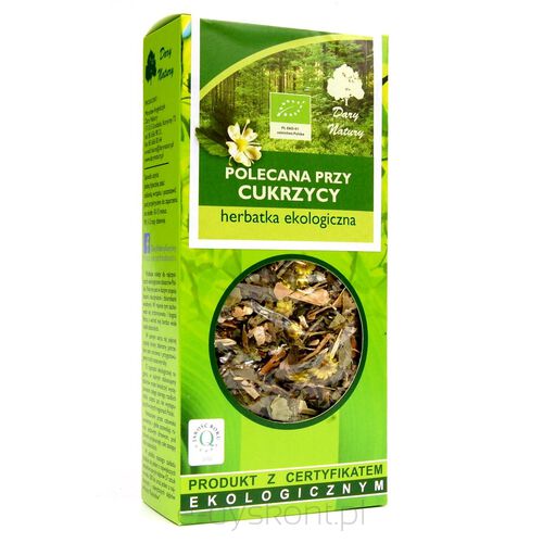 Herbatka Polecana Przy Cukrzycy Bio 50 G - Dary Natury [BIO]