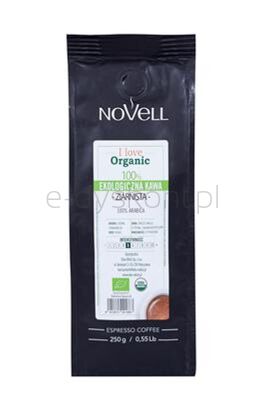 Cafes Novell Kawa ziarnista I love Organic BIO 250 g