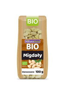 Migdały Blanszowane Bio 100 G - Naturavena [BIO]