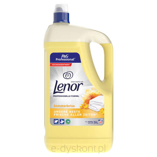 Lenor Płyn Do Płukania Tkanin Professional Summer Breeze 5L