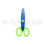 Nożyczki szkolne KEYROAD Craft, ozdobne, zygzak, 13cm, blister, mix kolorów - 4