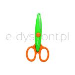 Keyroad Nożyczki Szkolne Craft, ozdobne, zygzak, 13cm, blister, mix kolorów - 3