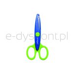 Keyroad Nożyczki Szkolne Craft, ozdobne, zygzak, 13cm, blister, mix kolorów - 4