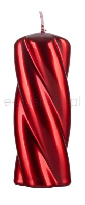 Donau HOME Świeca słupek Laval, 50x130mm, rubin