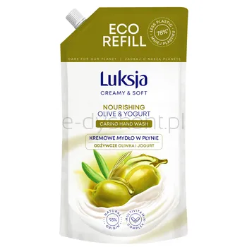 Luksja Mydło W Płynie Creamy Soft Kremowe Oliwka I Jogurt 900 Ml Opakowanie Uzupełniające