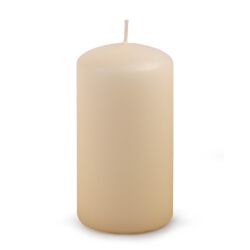Donau HOME Świeca słupek, 70X130 Mm, Kremowa