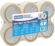 Donau Taśma pakowa Hot-Melt , 48mm, 66m, 50mikr., transparentna - 3