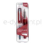 Platinum Pióro wieczne Prefounte Crimson Red, F, w plastikowym opakowaniu, na blistrze, bordowe - 5