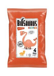 Biosaurus Chrupki Kukurydziane Dinozaury O Smaku Ketchupowym Bezgl. Bio 4X15 G
