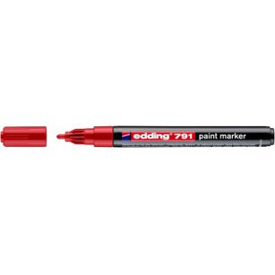 Marker olejowy e-791 EDDING, 1-2mm, czerwony