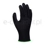 Donau Rękawice Safety Pu Black, Kat. Ii, Rozm. 11, Czarne - 2
