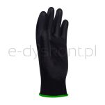 Donau Rękawice Safety Pu Black, Kat. Ii, Rozm. 11, Czarne - 3
