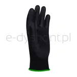 Rękawice Donau Safety Pu Black, Kat. Ii, Rozm. 11, Czarne - 3
