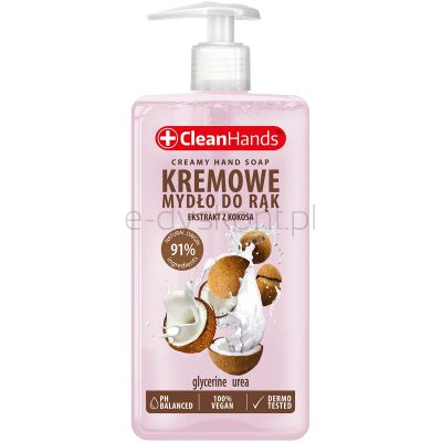 Clean Hands Kremowe Mydło W Płynie Kokosowe, 300 Ml