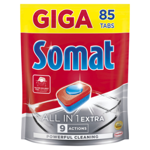 Somat All In One Extra Tabletki Do Zmywarek 85 Szt 