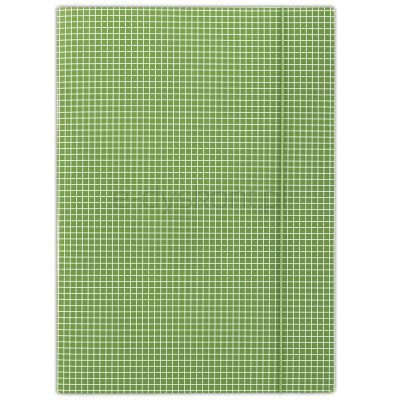 Donau Teczka Z Gumką Karton, A4, 400Gsm, 3-Skrz., Zielona W Kratę 
