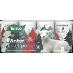 Tento Winter Decor Papier Toaletowy 3 warstwowy 8 rolek