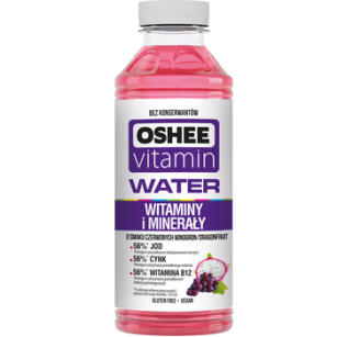 *Oshee Vitamin Water Witaminy I Minerały 555 Ml
