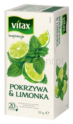 Vitax Herbata Inspiracje Pokrzywa Limonka 20s