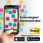Post-It  Karteczki Samoprzylepne Super Sticky, Soulful, 76X127Mm, 6X90 Kart. - 7