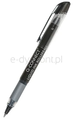 Q-Connect Cienkopis Kulkowy 0,5Mm (Linia), Czarny 