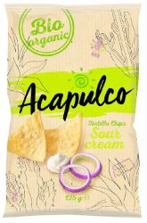 Acapulco Nachosy O Smaku Śmietankowo-Cebulowym Bio 125 G