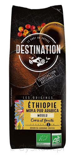 Kawa Mielona Arabica 100 % Etiopia Fair For Life Bio 250 G - Destination [BIO]