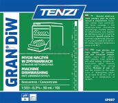Tenzi Płyn do mycia naczyń w zmywarkach Gran Diw, 5l - 2