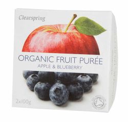 Clearspring Deser Jabłko-Jagoda Bio 200 G