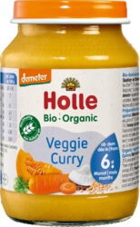 Holle Słoiczek wegetariańskie curry (dynia, marchewka, mleczko kokosowe, quinoa) od 6 m-ca BIO 190 g