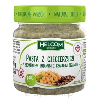 Helcom Pasta Z Ciecierzycy Z Siemieniem Lnianym I Czarnym Sezamem 225 Ml  Naturalnie