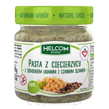 Helcom Pasta Z Ciecierzycy Z Siemieniem Lnianym I Czarnym Sezamem 225 Ml  Naturalnie