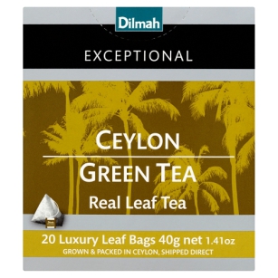 *Dilmah Herbata Zielona Cejlońska Exceptional Aromat Exceptional 40 G (20 Torebek)