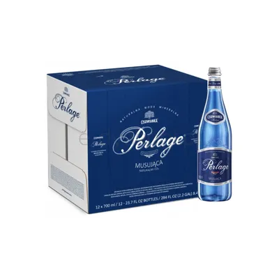 Cisowianka Woda Mineralna Perlage Gaz 700Ml Szkło