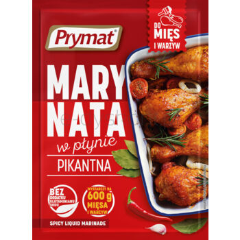 Prymat Pikantna marynata do mięs i warzyw płynna 66ml 