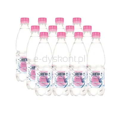 Woda źródlana średniozmineralizowana delikatne gazowana 500 ml