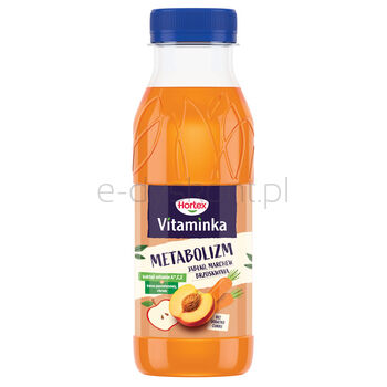 Hortex Vitaminka jabłko, marchew, brzoskwinia Sok butelka aPet 300 ml  SK